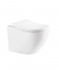 AQUAFORM - miska WC wisząca SOLLER COMFORT z technologią STORM FLUSHING i deską duroplastową SLIM wolnoopadającą, kolor biały  AQ.301-121152